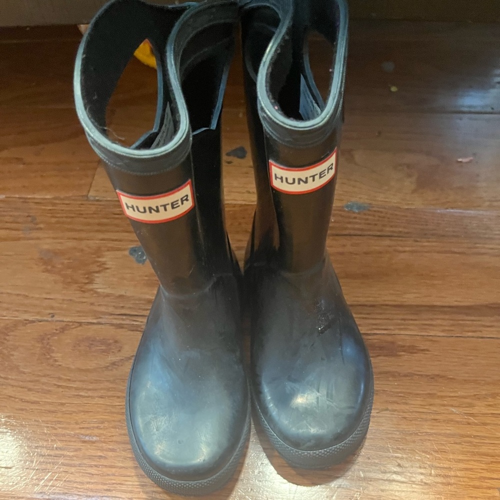Black toddler hunter boots